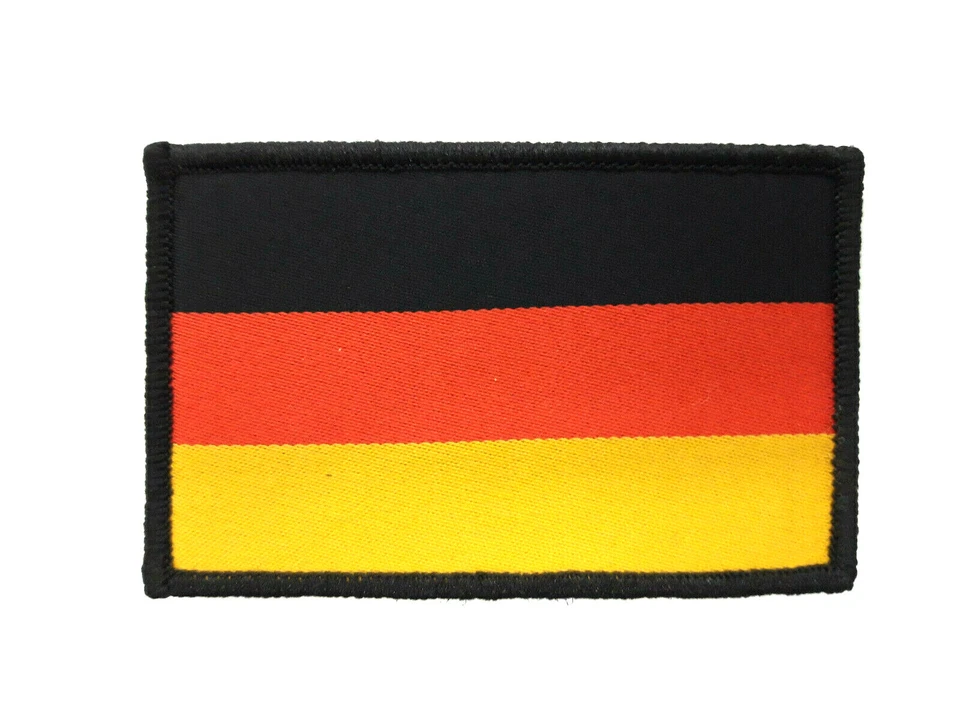 2 x Deutschland Patch mit Klettverschluss Fahne Flagge Deutschland Aufnäher - Bild 3 von 3