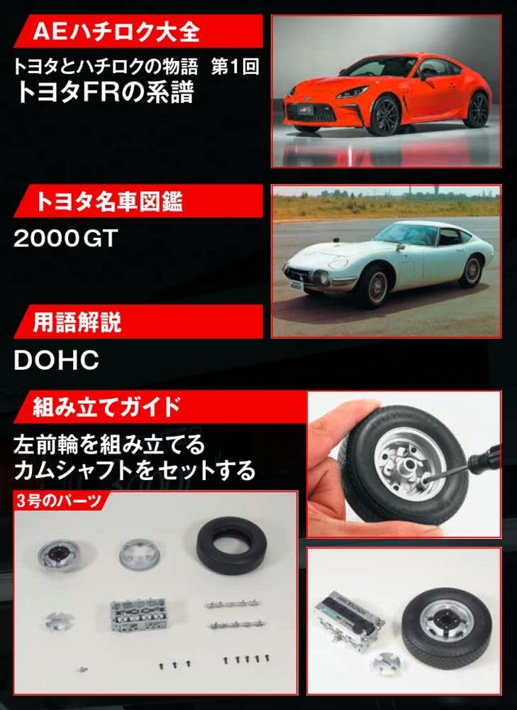 TOYOTA SPRINTER TRUENO AE86 1/8 Scale Plastic Model Parts No.3