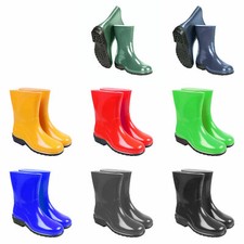 Womens Ladies Wellies Wellington Boots Rainy Boots Waterproof Durable Gardening