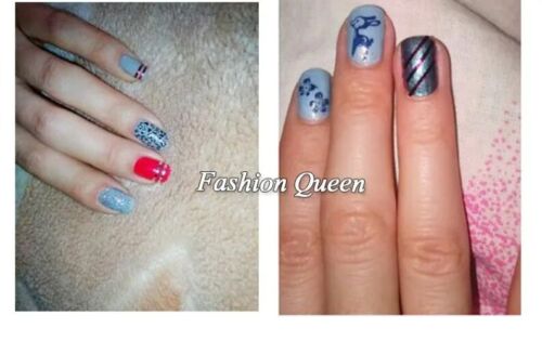 10 Stück Nagelstreifen Band Metallic Garn Linie 3D Nagel Rolle Aufkleber DIY Sticker Dekor - Bild 13 von 13