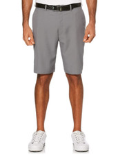 PGA TOUR Men's Flat Front Expandable Waistband Golf Short- Quiet Shade, 38
