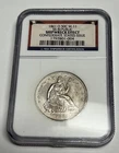 1861-O CSA Seated Liberty Confederate Half Dollar SS Republic W-11 NGC UNC 50C