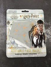 Official WIZARDING WORLD Harry Potter Reusable Face Mask Adult Size Fits Most