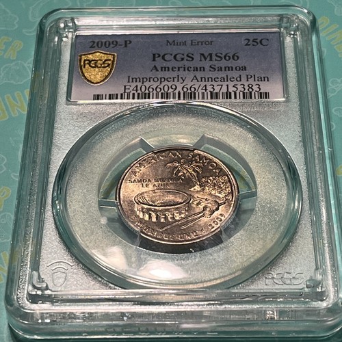 US COIN ERROR 25c PCGS MS66