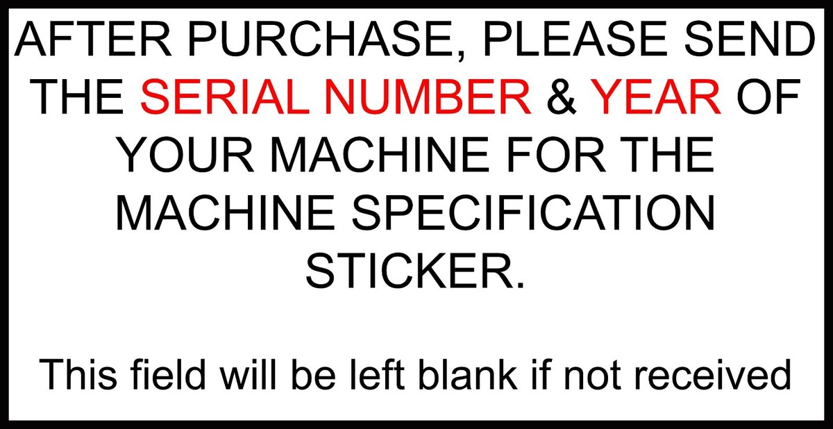 Skyjack SJIII 3219 Scissor Lift Full Decal Set W/Applicator