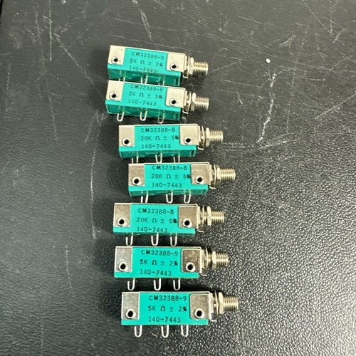 7  Clarostat Padohm Type 76. 5k Ohm Trimmer Resistor Potentiometer USA