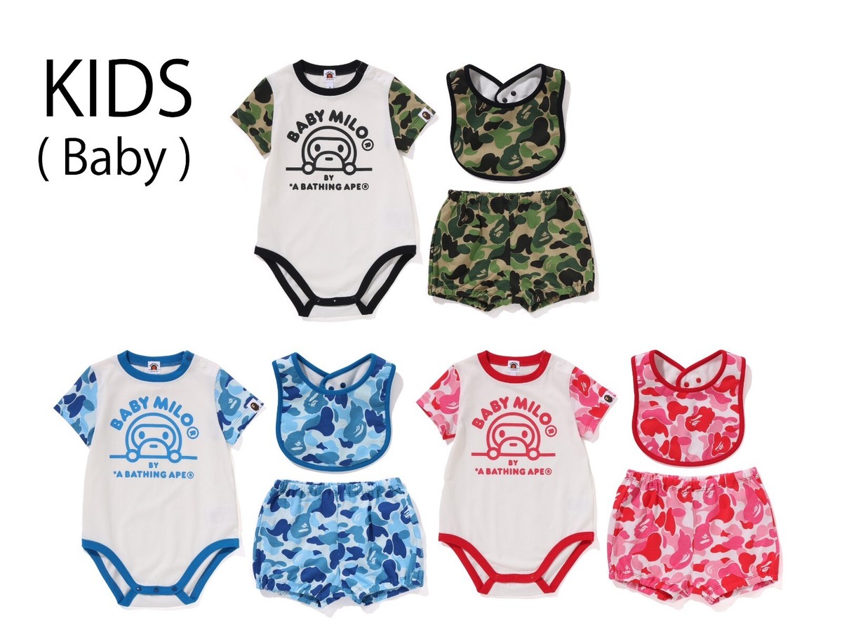 【A BATHING APE】大人気 KIDS☆MILO ABC MULTI CAMO SWIMWEAR A BATHNIG APE BAPE KIDS ABC CAMO BABY MILO BABY GIFT SET | eBay