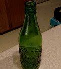 nice Antique JOSEPH JOHNSON green BEER BOTTLE Durham UK England   no reserve — photo 3