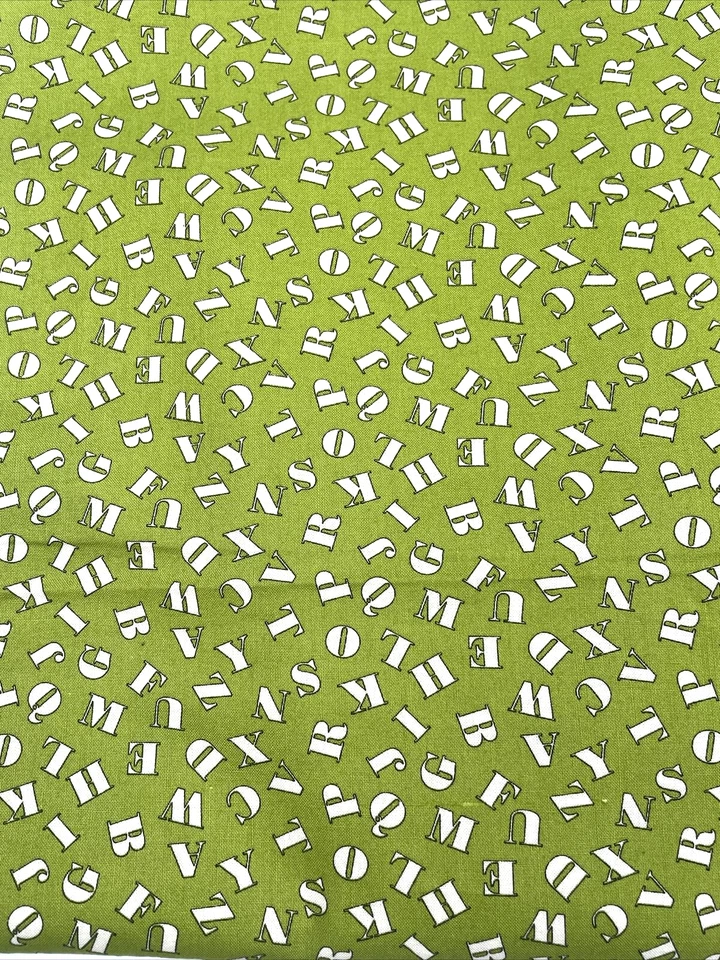 Moda American Jane Fabric Lot Print ABC 123 Reproduction Print Retro - Image 2 of 4