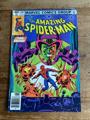Amazing Spider-Man #207 Marvel Comics 1980 Newsstand Variant Y