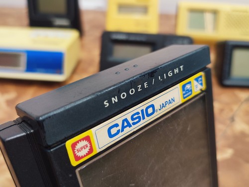 Vintage Lot of 7 Retro CASIO DESK DIGITAL MELODY ALARMS - For Parts - Picture 20 of 24