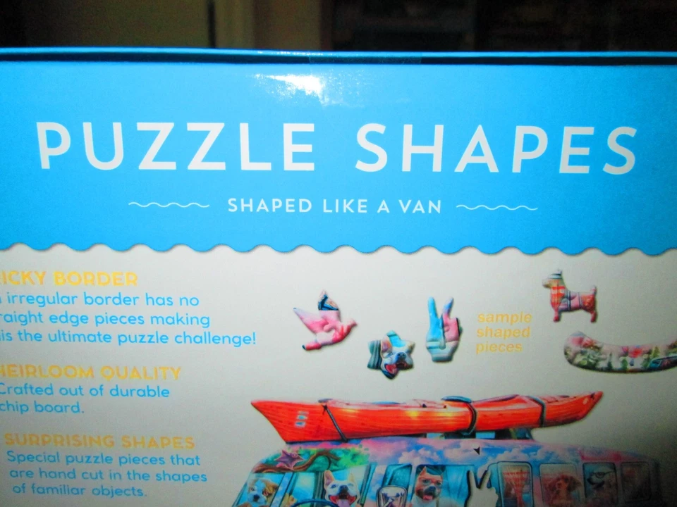 Volkswagen Bus Puzzle Perros y Canoa 500 piezas Nuevo en Caja Foto 4 de 4