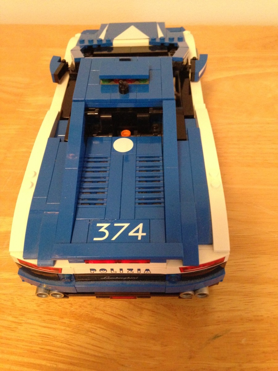 Lego Racers set 8214 Lamborghini Gallardo LP 560-4 Polizia No Box