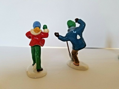 Dept 56 Snow Village Work A Little Play A Little Snowball Christmas 55208 Mint - Picture 4 of 9