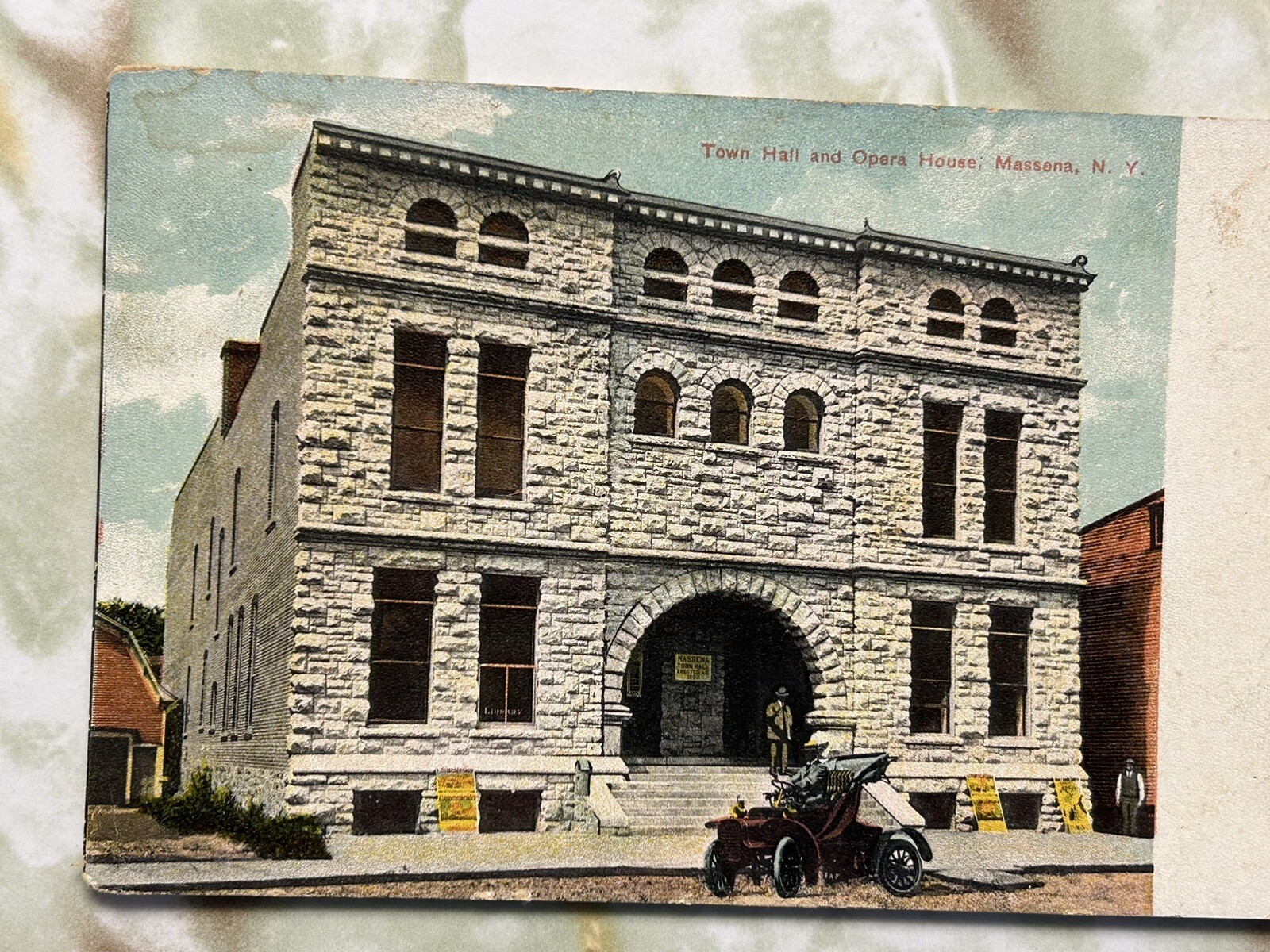 Town Hall And Opera House Massena N.Y. Postcard Z2 eBay