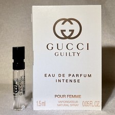 Gucci Guilty Eau De Parfum Intense Pour Femme Sample Spray .05oz, 1.5ml
