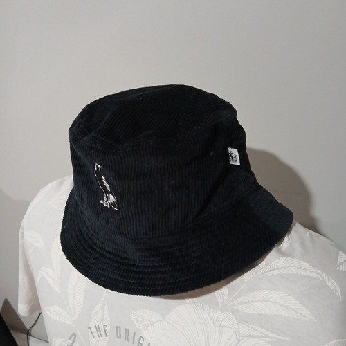 Collingwood Magpies Official AFL Black Corduroy Bucket Hat - Like New - Picture 3 of 7