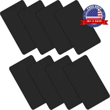 8 Pcs Black Repair Patch Self Adhesive Nylon Patches for Down Jacket Fabric NEW
