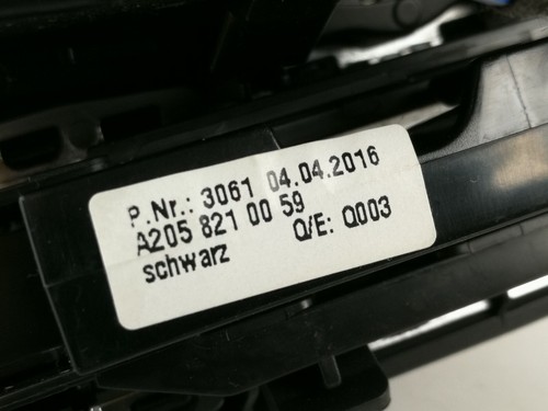 Mercedes Benz C Class W205 Front Headlight Headlamp Control Switch A2059057007 - Picture 9 of 10