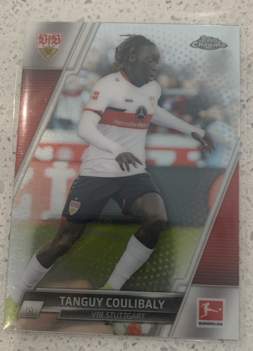 2021-22 Topps Chrome Bundesliga Refractors #94 Tanguy Coulibaly