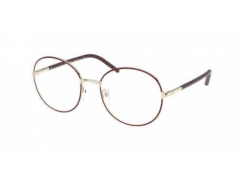 Prada Occhiali da Vista Montatura PR 55WV 09P1O1 Oro Rotondi Donna | eBay