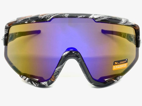 WHOLESALE LOT Men Oversized Sports Wrap Biker Cycling Shield SUNGLASSES 12 Pairs - Picture 15 of 24