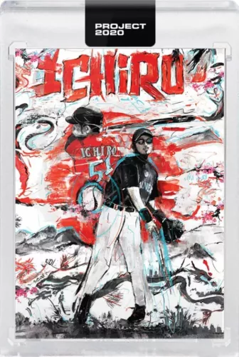 Topps Project 2020~2001 Ichiro Suzuki #319 By Andrew Thiele PR:2549 With Box