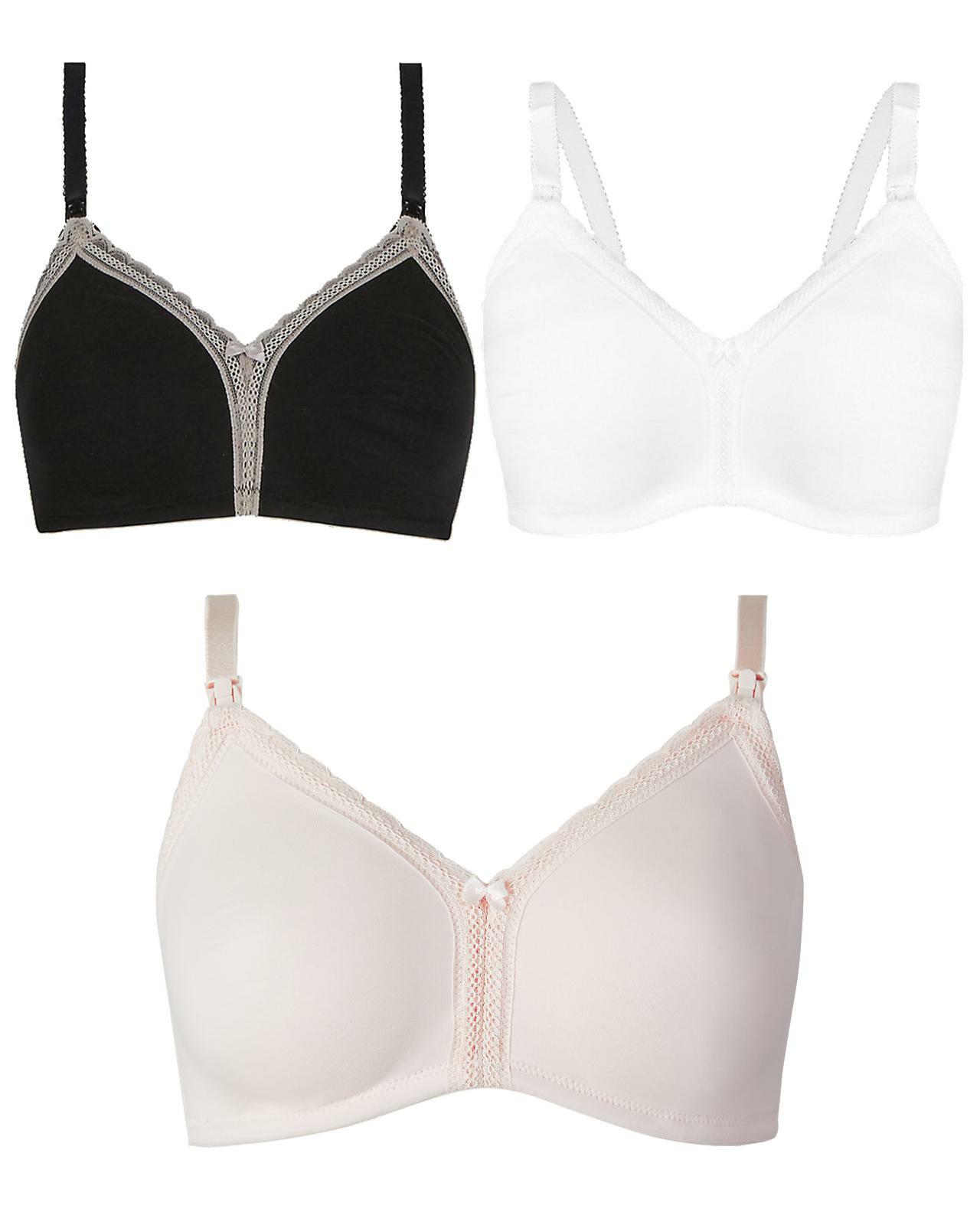 M&S Maternity Spacer NonWired TShirt Nursing Bra 3240 BG eBay