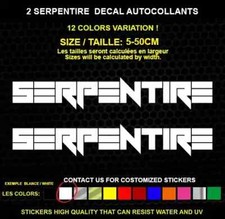 2 SNAKE sticker Genuine decal sticker WATERPROOF STICKERS
