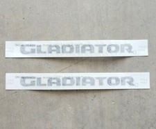 New 2020-2022 Jeep Gladiator Jt Black Colored Fender Decals Oem Mopar