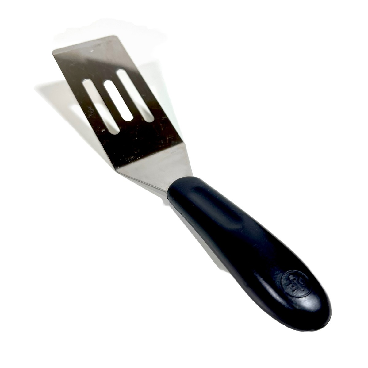 The Pampered Chef Mini Spatula Black Handle Chef Hat Logo