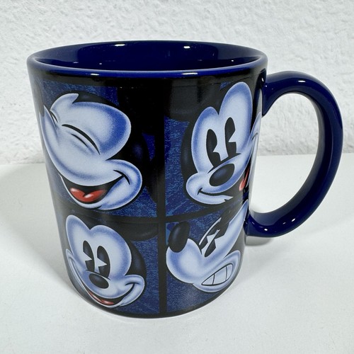 Walt Disney World Tasse Mickey Mouse Facial Expressions extra groß dunkelblau