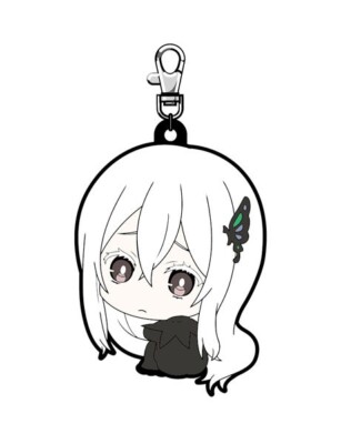 Echidna Re:ZERO Bocchi-kun Mascot Rubber Keychain  USA Ship Authorized Seller 