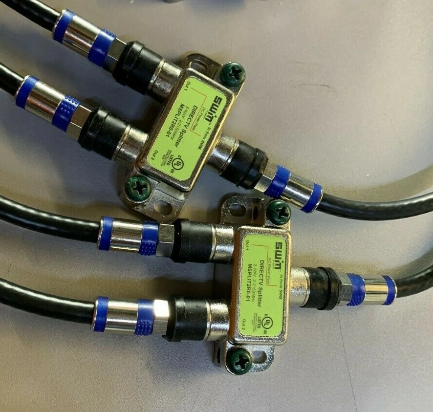 DIRECTV SWM-30 COMPLETE KIT W/ 29V Power Supply 2- 2WAY & 4- 8WAY Splitters NEW - Image 3 of 4