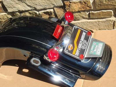 ビンテージ　テールランプ　Harley-Davidson Harley Davidson 09-23 Touring Road Street Glide Black Rear Fender