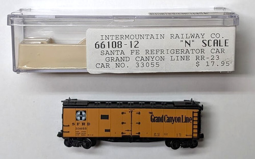 Refrigerador Intermountain 66108-12 Santa Fe ATSF SFRD 33055 "Gran Cañón" | Zustand: New