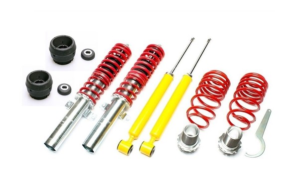 TA Technix Gewindefahrwerk + Domlager Vorne Audi A1 8X Seat Ibiza 6J VW Polo 6R-image