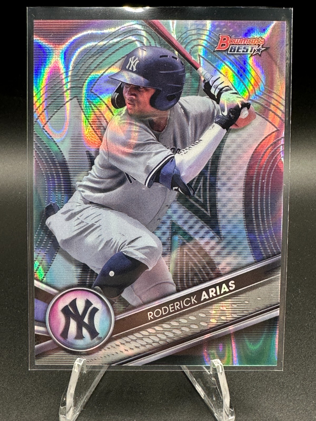 2022 Bowman's Best Top Prospects Aqua Lava Refractors #TP13 Roderick Arias /199