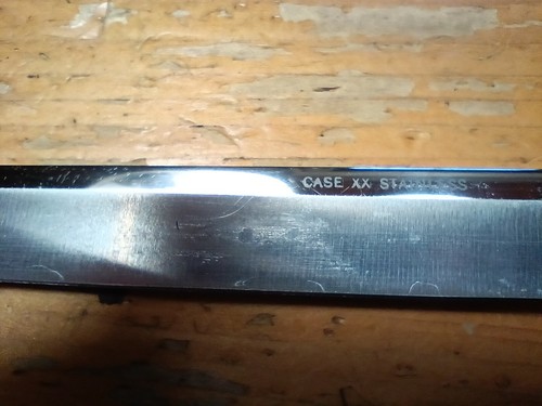 USA VTG CASE XX CAP 242 9 1/2" KITCHEN SLICING CARVING BUTCHER KNIFE STREMMING - Picture 12 of 14