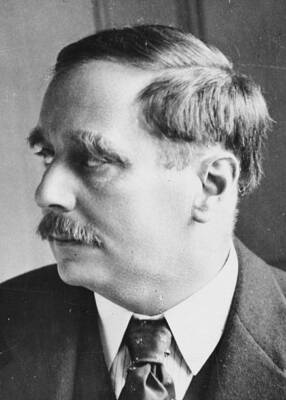 Portrait Of Author H G Wells 1930 OLD PHOTO