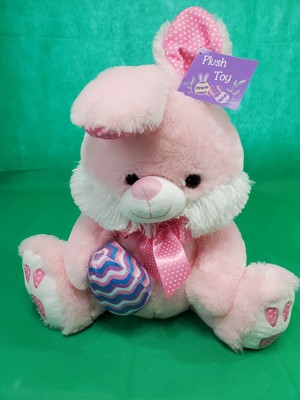 Sun Point Co Super Soft Pink Plush Easter Bunny Rabbit Stuffed Animal New w Tags