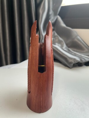 New Checker wood Grps For S&W, K/L ROUND BUTT 686 Opened back no