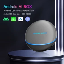 Android 12.0 CarPlay AI Box Wireless Carplay Android Auto Qualcomm 6125 8G+128GB