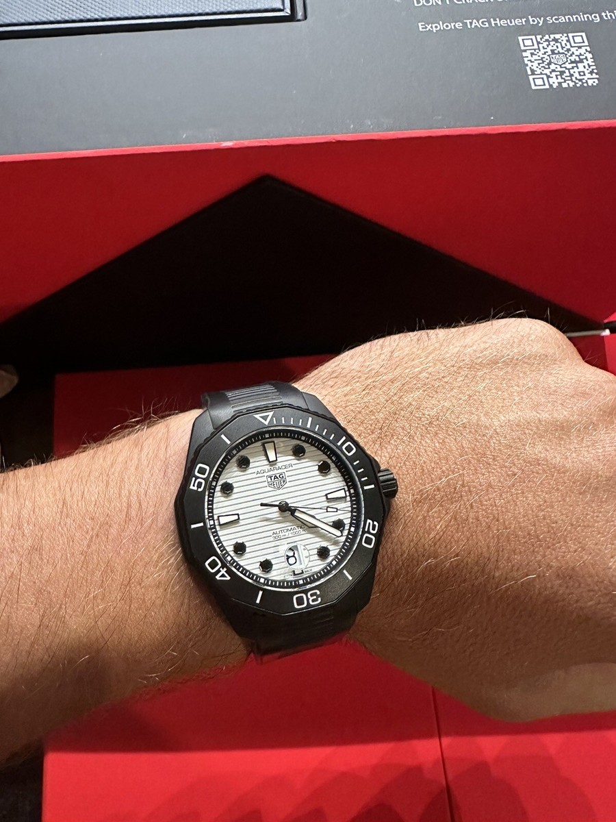 TAG Heuer Aquaracer White Men's Watch - WBP201D.FT6197
