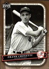 2005 Upper Deck Classics #36 Frankie Crosetti - BB