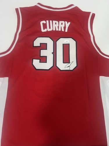 Stephen Curry Autographed Signed Davidson Wildcats basketball jersey - JSA COA! 