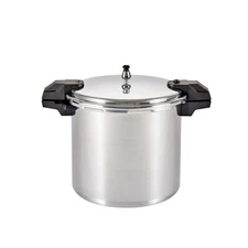 22qt Aluminum Pressure Canner with 3 Regulators & double Cooking Racks, 5/10/...