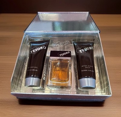 Carlo Toscani Tesoro Eau De Toilette 3.4 fl oz  edt, gift set, Rare Discontinued