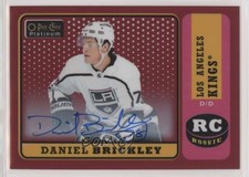 2018-19 O-Pee-Chee Platinum Retro Red Rainbow Daniel Brickley #R-99 Auto 1io