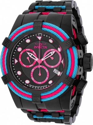 Invicta Bolt SOUTH BEACH Chronograph Quartz Black Dial Men's Watch 48605